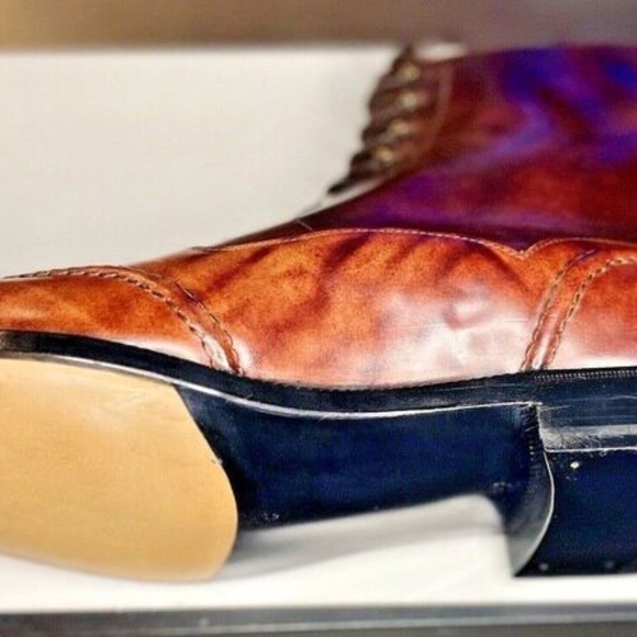 Maison Koly X Bonafe Kolyseum Boots Cordovan Museum Leather - Picture 6 of 6